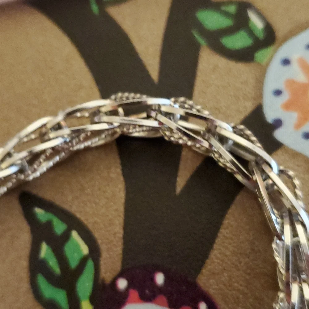 💚 Vintage Fancy silver bracelet - Picture 6 of 10